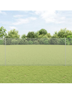 Recinzione con Posto Argento 1,4 x 50 m Acciaio