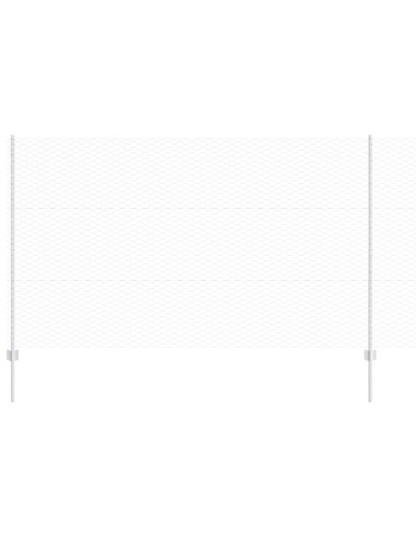 Recinzione con Posto Argento 1,4 x 100 m Acciaio