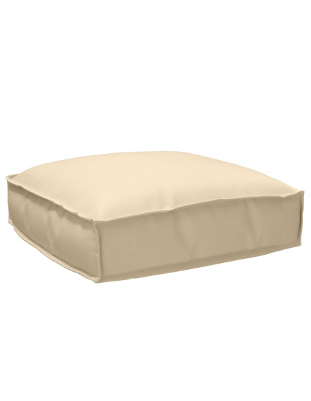 Cuscino da Esterno  Beige Poliestere 50 cm x 50 cm Reversibile