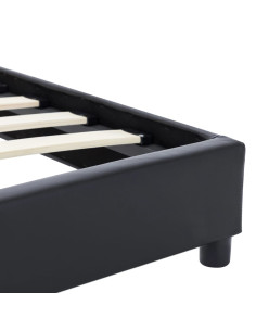 Giroletto Nero in Similpelle 140x200 cm