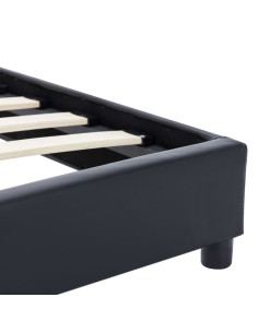 Giroletto Nero in Similpelle 90x200 cm