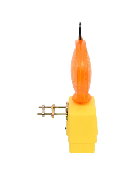 Lampeggianti da Cantiere 10 pz con Batterie 18x8x37 cm