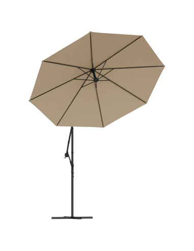 Telo di Ricambio per Ombrellone Grigio Talpa 350 cm