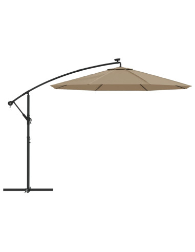 Telo di Ricambio per Ombrellone Grigio Talpa 350 cm