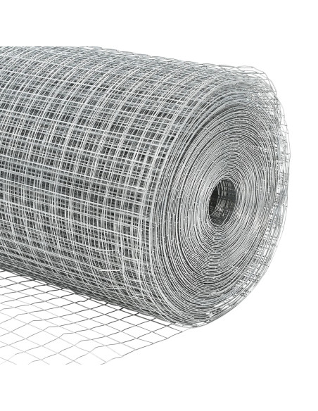 Recinto in rete saldata  con 44 post U Argento 1.4x50 m Acciaio