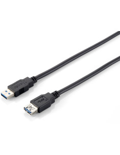 Equip 128398 Cavo di prolunga USB 3.0, da A/M ad A/F, 2,0 m, 5Gbps, nero