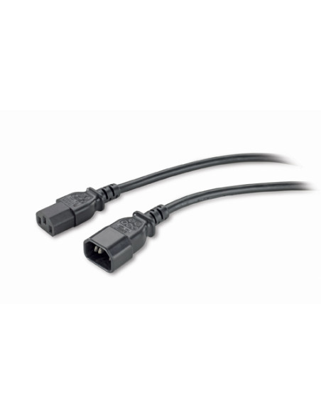 APC PWR Cord C13 - C14, 0.6 m Nero 0,61 m Accoppiatore C13 Accoppiatore C14