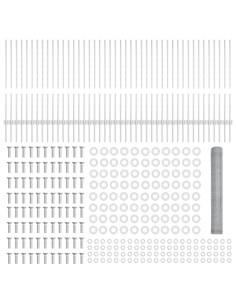 Recinzione con Posto Argento 1 x 100 m Acciaio 2