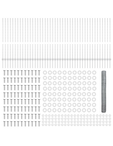 Recinzione con Posto Argento 1,2 x 100 m Acciaio