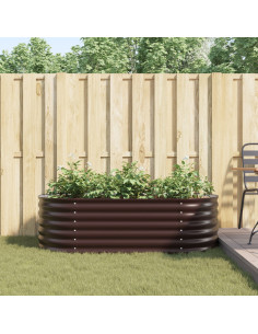 Letto Rialzato Marrone 160 x 80 x 44 cm Acciaio 2