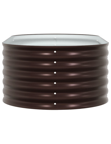 Letto Rialzato Marrone 160 x 80 x 44 cm Acciaio