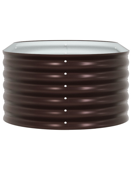 Letto Rialzato Marrone 160 x 80 x 44 cm Acciaio