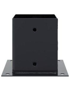 Basi per Pali Quadrati 4pz 101x101mm Acciaio Verniciato Polvere