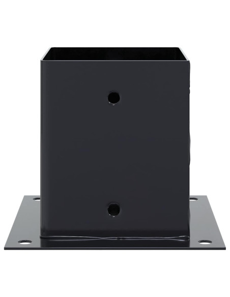 Basi per Pali Quadrati 4pz 101x101mm Acciaio Verniciato Polvere