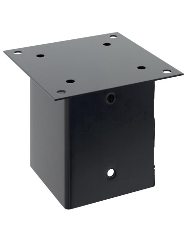 Basi per Pali Quadrati 4pz 101x101mm Acciaio Verniciato Polvere