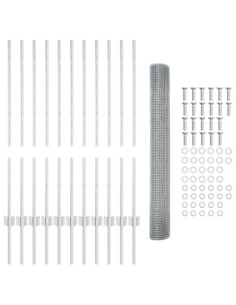 Recinzione con Posto Argento 1 x 25 m Acciaio 2