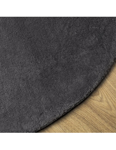 Tappeti per area HUARTE Antracite 140 x 200 cm Poliestere