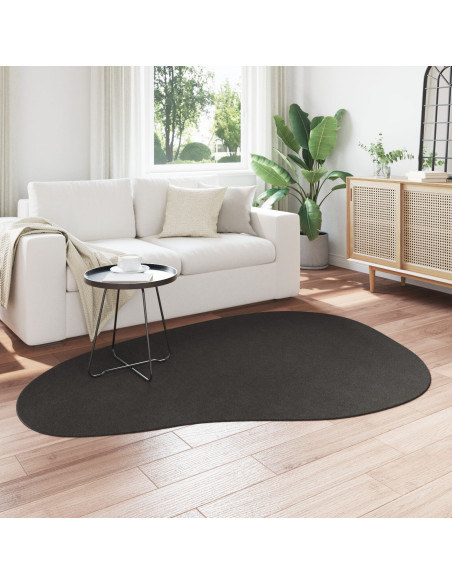 Tappeti per area HUARTE Antracite 140 x 200 cm Poliestere