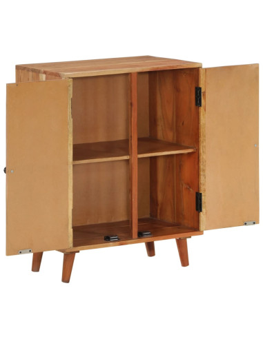 Credenza 60x35x74 cm in Legno Massello di Acacia