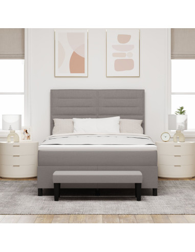 Letto a molle con materasso Talpa 140 x 200 cm Tessuto