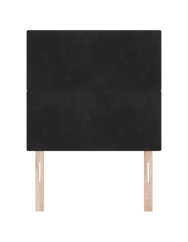 Testiera con testiera Nero 90 cm Pelle Sintetica