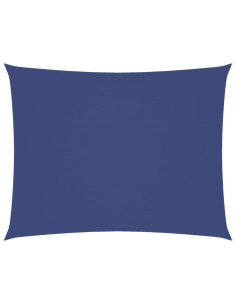 Parasole a Vela Oxford Rettangolare 4x5 m Blu 2