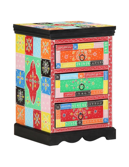 Mobile a cassetti Multicolore 40x40x60 cm in Legno di Mango