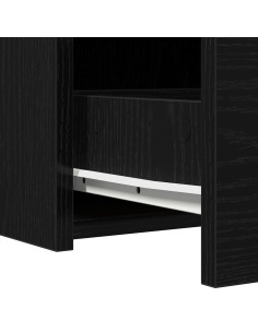 Tavolo da Trucco Nero 60 x 40 x 70 cm Legno multistrato