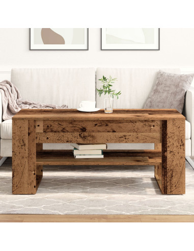 Tavolino da salotto Legno vecchio 102 x 55 x 45 cm