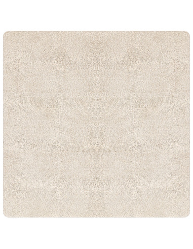 Tappeto Shaggy Antiscivolo Crema 120 x 120 cm PP