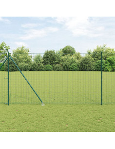 Palo della recinzione 52 pcs Grigio 3,2 x 3,2 x 225 cm 2