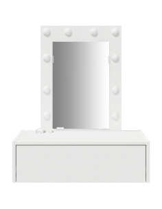 Tavolo da Trucco Bianco 60 x 40 x 70 cm Legno multistrato