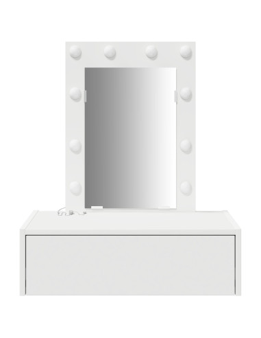 Tavolo da Trucco Bianco 60 x 40 x 70 cm Legno multistrato