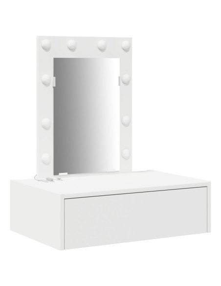 Tavolo da Trucco Bianco 60 x 40 x 70 cm Legno multistrato