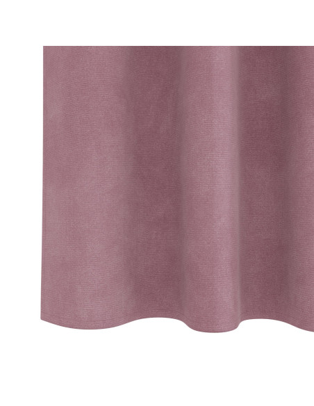 Tende oscuranti  con nastro superiore 2 pezzi in velluto rosa scuro