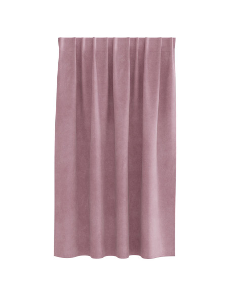 Tende oscuranti  con nastro superiore 2 pezzi in velluto rosa scuro