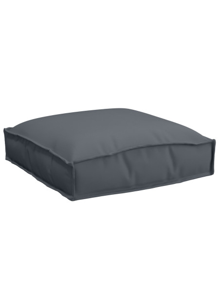 Cuscini per pallet  per seduta 4 pz antracite 40x40x8 cm tessuto Oxford
