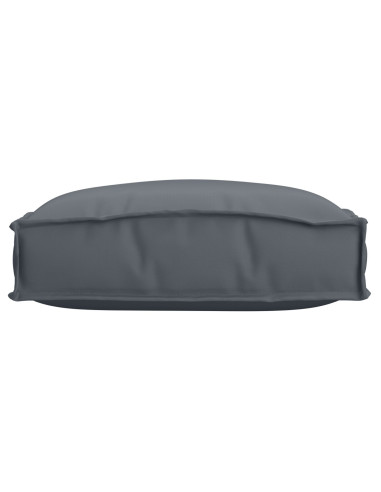 Cuscino 4 pcs Antracite 40 x 40 x 8 cm Tessuto Oxford