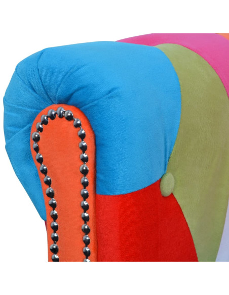 Divano Chesterfield a 3 Posti in Tessuto