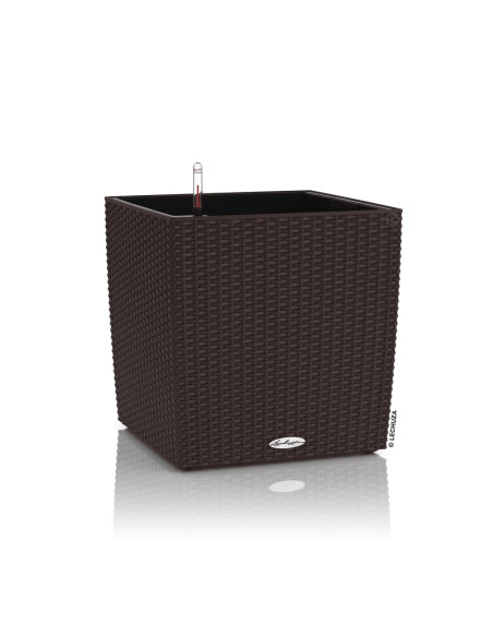 LECHUZA Fioriera CUBE Cottage 50 ALL-IN-ONE Moca