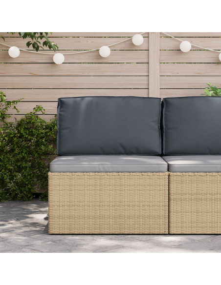Cuscino per pallet per schiena antracite 70x40x12 cm in tessuto Oxford