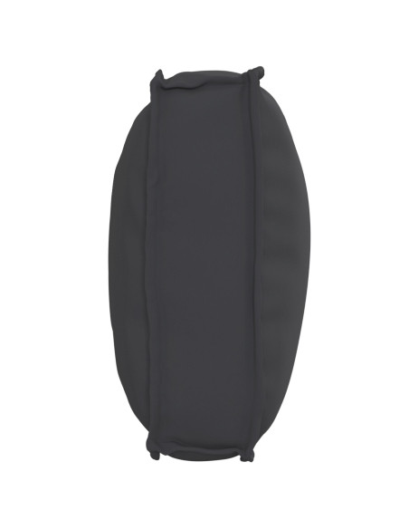 Cuscino da Pallet per Schienale Nero 70x40x12 cm Tessuto Oxford