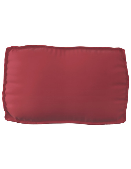 Cuscino per pallet  per schienale rosso vino 70x40x12 cm in tessuto Oxford