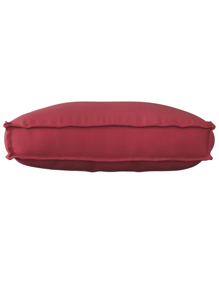 Cuscino per pallet  per schienale rosso vino 70x40x12 cm in tessuto Oxford