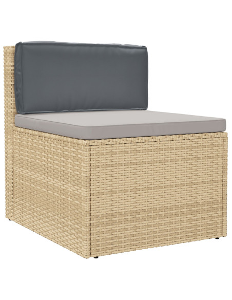 Cuscino per Pallet  per Schienale Antracite 80x40x12 cm Tessuto Oxford