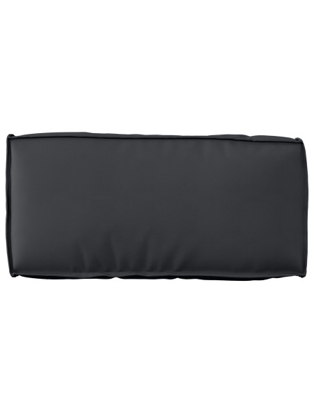 Cuscino per Pallet  per Schienale Nero 80x40x12 cm Tessuto Oxford