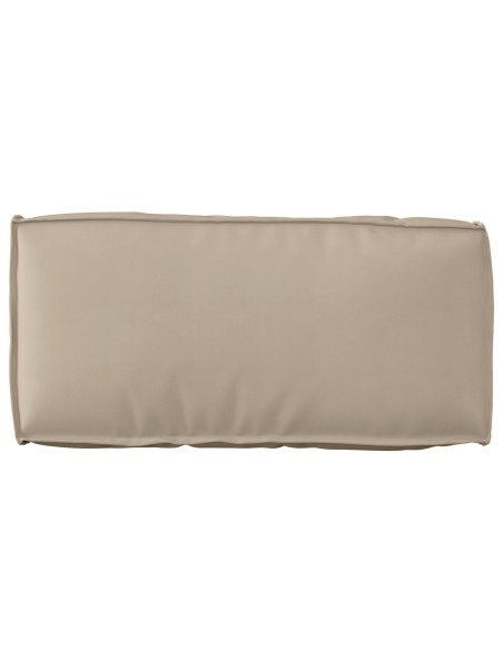 Cuscino per Pallet  per Schienale Tortora 80x40x12 cm Tessuto Oxford