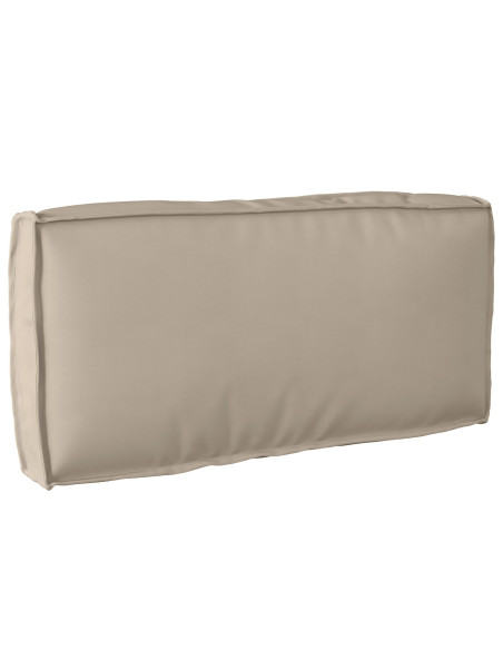 Cuscino per Pallet  per Schienale Tortora 80x40x12 cm Tessuto Oxford