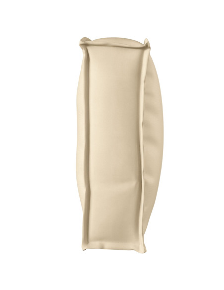 Cuscino per pallet per supporto beige 120x40x12 cm tessuto Oxford
