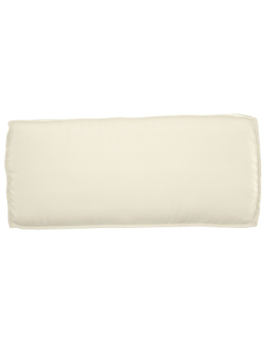 Cuscino Crema 120 x 50 x 12 cm Tessuto Oxford